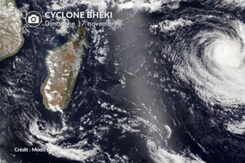 Cyclone Bheki en approche Les îles de La Réunion et Maurice en état d'alerte