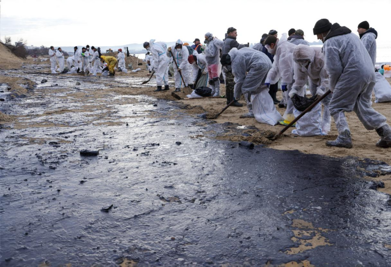 Catastrophe écologique Les conséquences dévastatrices de la marée noire en Russie !