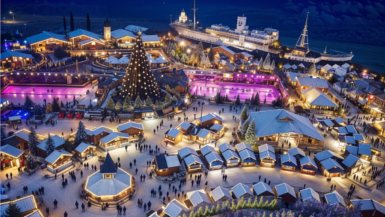 Port de rêve Le village de Noël enchanteur du sud à découvrir !