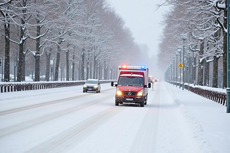 Météo alerte neige intense, 10 départements sous tension