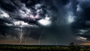 Orages violents Vigilance jaune, 42 départements en alerte