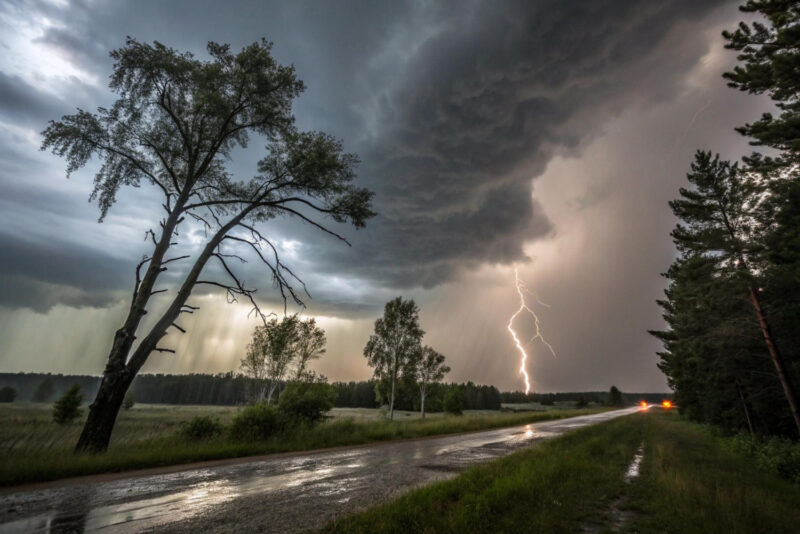 Orages violents les 47 départements en alerte ce mercredi