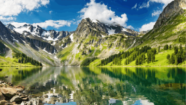Paysages sauvages et biodiversité Plongez dans un parc Alpin majestueux cet été !