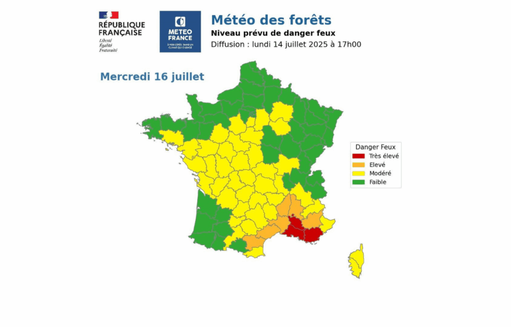 Vigilance incendies et conditions climatiques