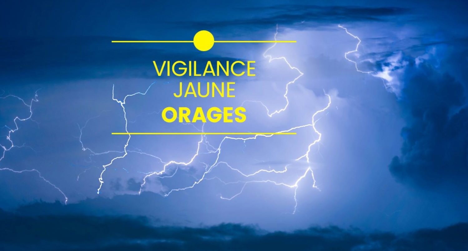 Vigilance jaune des orages pourraient frapper ces régions ce lundi